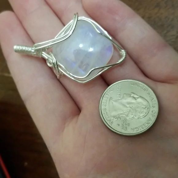 square moonstone wire wrapped - Picture 6 of 6